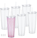 24oz Tall Snowglobe Tumblers