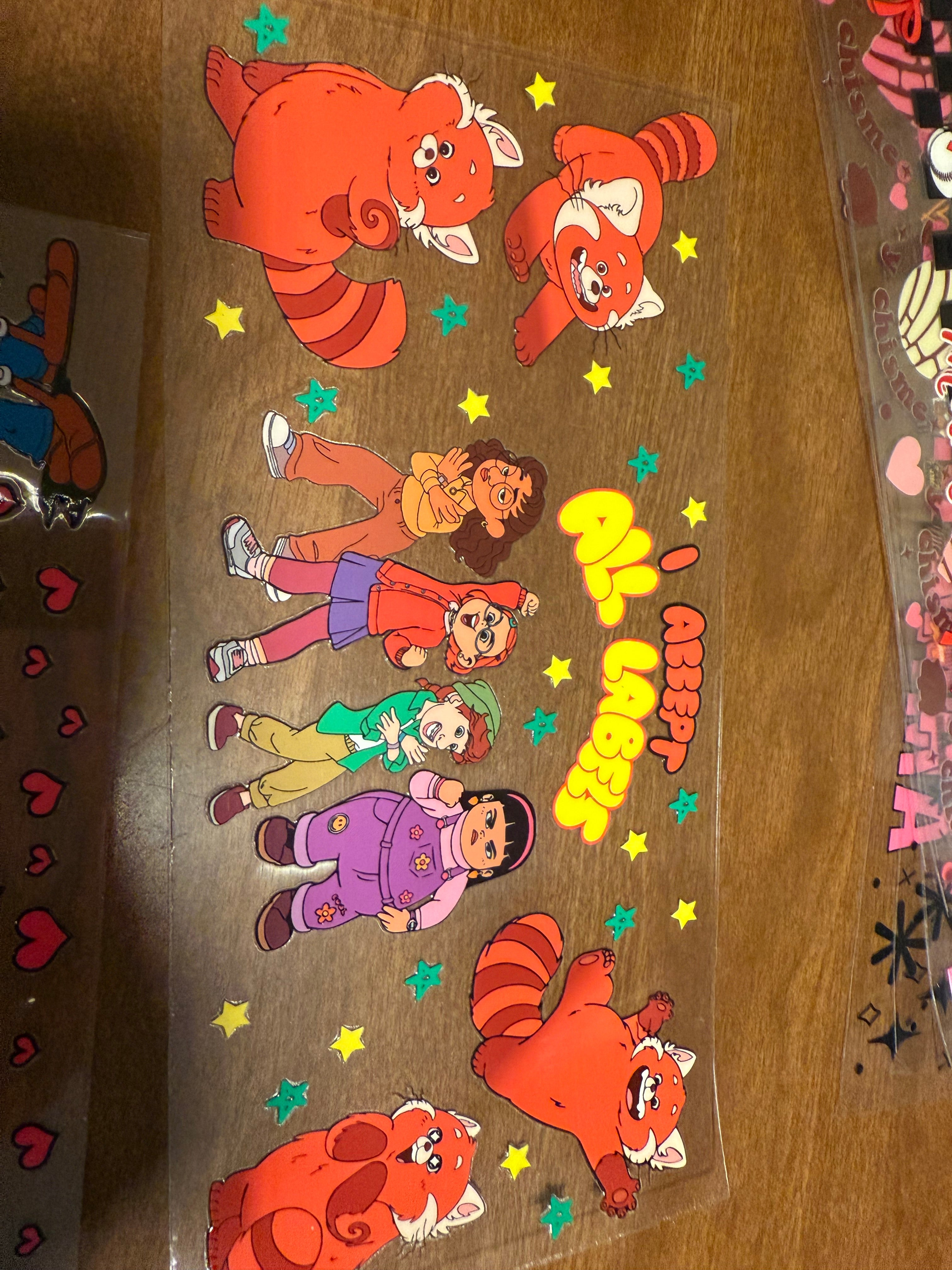 Disney Turning Red Decal