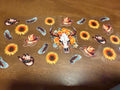 Western Sunflower Cow Decal